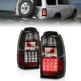 ANZO 2001-2002 Toyota 4 Runner LED Taillights Black - 311099