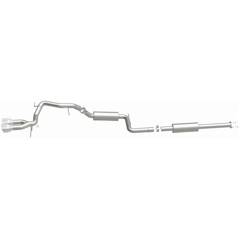 MagnaFlow 13 Ford Focus 2.0L Turbocharged ST Dual Center Rear Exit Stainless Cat Back Perf Exhaust - 15155