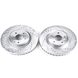 Power Stop 09-11 Ford Flex Front Evolution Drilled & Slotted Rotors - Pair - AR8194XPR