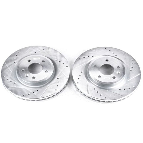 Power Stop 09-11 Ford Flex Front Evolution Drilled & Slotted Rotors - Pair - AR8194XPR