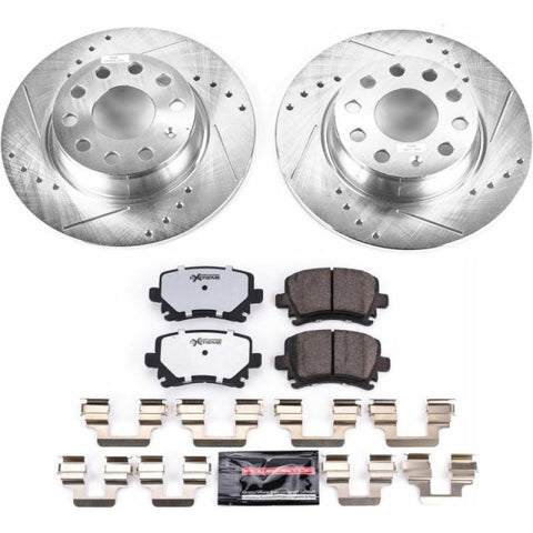 Power Stop 2013 Audi A3 Quattro Rear Z26 Street Warrior Brake Kit - K5666-26