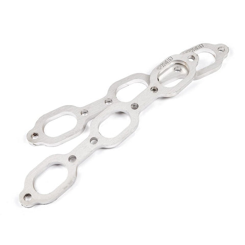 Stainless Works Mopar 3.5L V6 Flat Oval Port Header 304SS Exhaust Flanges 1-5/8in Primaries - HFMOP35V6163