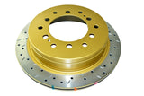 DBA 10+ Toyota 4Runner/FJ Cruiser Rear Drilled and Slotted 4000 Series Rotor - 42737XS
