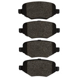 DFC 09-19 Lincoln Mkx Rear 4000 Hybridynamic Brake Pads - 4000-1377-00