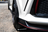 Rally Armor 17-22 Honda Civic Type R Red UR Mud Flap w/Black Logo - MF47-UR-RD/BLK