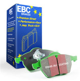 EBC 11+ Lexus CT200h 1.8 Hybrid Greenstuff Front Brake Pads - DP21817/2