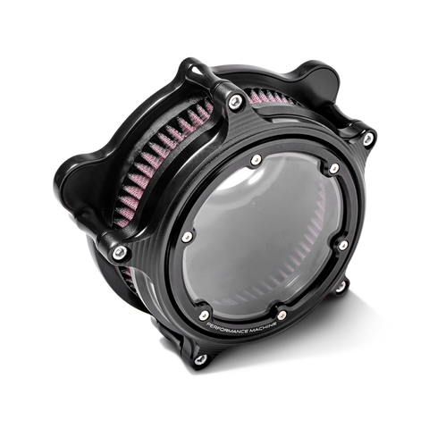 Performance Machine Vision Air Cleaner W/Bezel - Black Ops - 0206-2159-SMB
