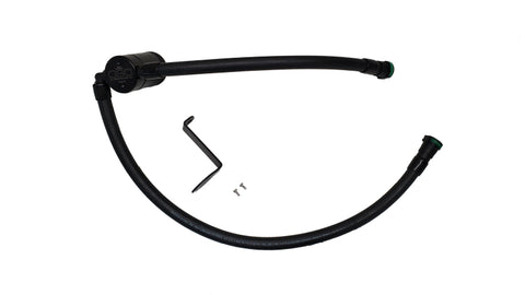 J&L 23-26 Ford F-250/F-350 6.8L;7.3L Oil Separator 3.0 Passenger Side - Black Anodized - 3094P-B