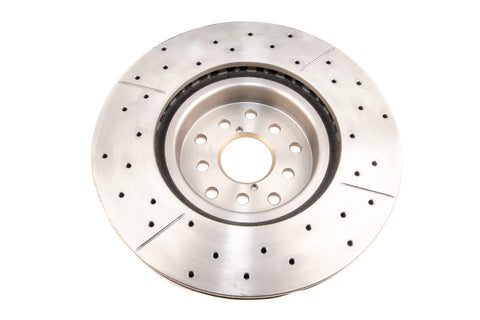 DBA 05-08 Legacy GT Front Drilled & Slotted Street Series Rotor - 2650X-10