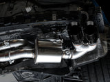 AWE Tuning 2020 Chevrolet Corvette (C8) Touring Edition Exhaust - Quad Diamond Black Tips - 3015-43159