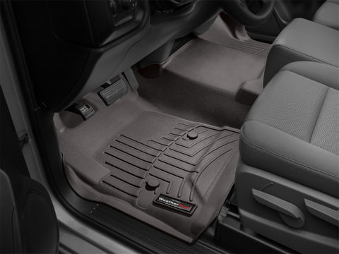 WeatherTech 14+ Chevy Silverado 1500 Regular Cab Front FloorLiner - Cocoa - 475451