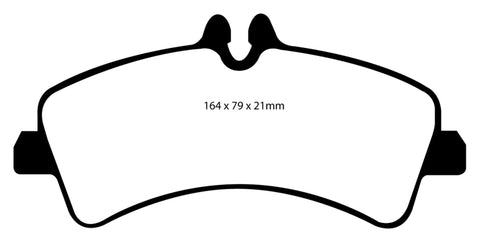 EBC 07+ Dodge Sprinter 3500 DRW Greenstuff Rear Brake Pads - DP61929