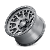 Dirty Life 9311 Enigma Pro 17x9/6x139.7 BP/-12mm Offset/106mm Hub Satin Graphite Wheel - Beadlock - 9311-7983MGT12