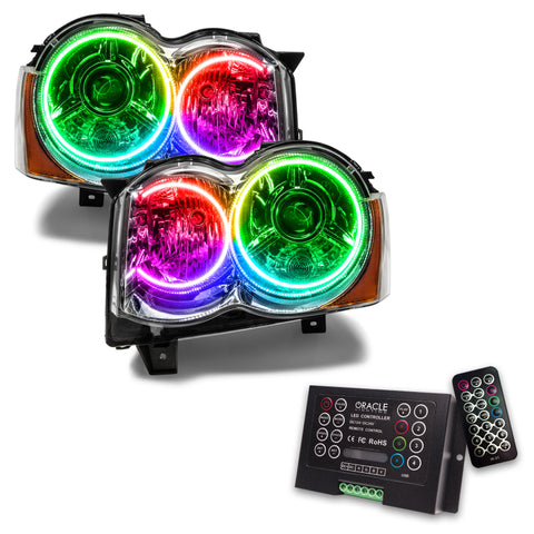 Oracle 08-10 Jeep Grand Cherokee SMD HL - HID - ColorSHIFT w/ 2.0 Controller - 7139-333