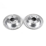 Power Stop 84-87 Chevrolet Corvette Front Evolution Drilled & Slotted Rotors - Pair - AR8220XPR