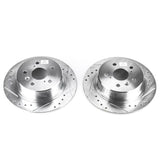 Power Stop 95-99 Toyota Avalon Rear Evolution Drilled & Slotted Rotors - Pair - JBR788XPR