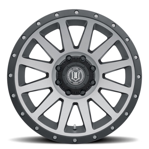 ICON Compression 20x10 8x6.5 -19mm Offset 4.75in BS 121.4mm Bore Titanium Wheel - 2020108047TT