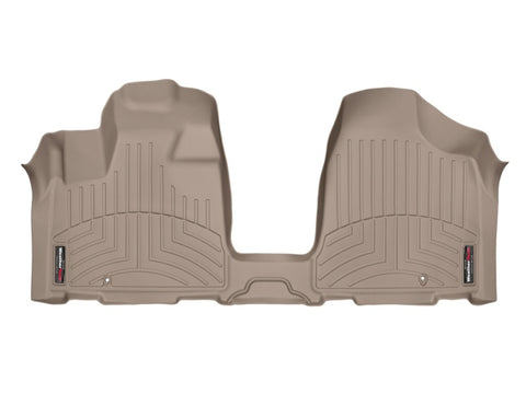 WeatherTech 11+ Chrysler Town & Country (excl Super Console) Front FloorLiner - Tan - 455621