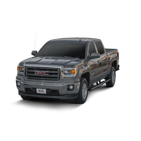 Westin 07-18 Chevy Silv 1500 Crew (5.5ft) Excl 07 Classic PRO TRAXX 5 WTW Oval Nerf Step Bars - Blk - 21-534565