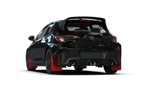 Rally Armor 23-26 Toyota GR Corolla Red UR Mud Flap w/Black Logo - MF89-UR-RD-BLK