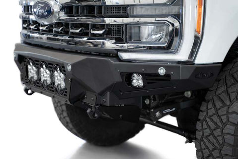 Addictive Desert Designs 2023+ Ford F-250/F-350 Bomber Front Bumper (w/ 3 Baja Designs LP6 Mounts) - F810014100103