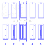King Performance Ford 302 Main Race Bearing Set - MB529HP