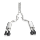 Stainless Works 2020 Ford GT500 Redline Catback H-Pipe Exhaust Factory Connect - Black Tips - GT500CBHFCRB