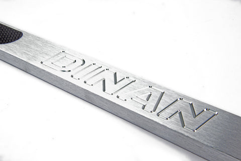 Dinan 97-03 BMW 525i/528i/530i/540i/M5 (E39) Brushed Alum. w/Carbon Inlays Shock Tower Brace - Rear - D180-0391