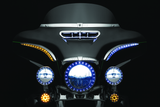 Kuryakyn Bat Lashes LED Sequential Run-Turn Chrome - 7131