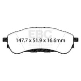 EBC 2019+ Ford Ranger 2WD 2.3T Yellowstuff Rear Brake Pads - DP43108R