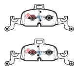 DBA 17-19 Audi A4 Street Series Front Brake Pads - DB15060SS