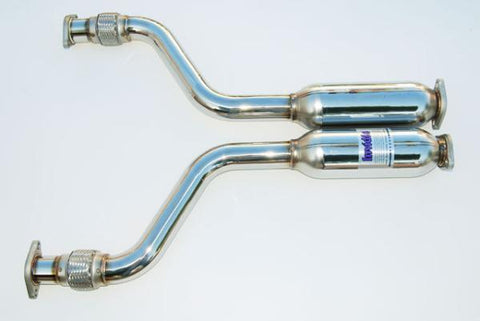 Invidia 03-08 Infiniti G35 Coupe Gemini Single Layer Titanium Tip Cat-back Exhaust - HS03IG3GIT