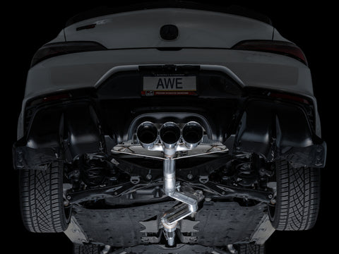 AWE Tuning 2024 Acura Integra Type S DE5 FWD Track Edition Exhaust w/ Triple Chrome Silver Tips - 3020-52335