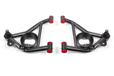 BMR 82-92 Chevy Camaro / 82-92 Firebird Non-Adj. Lower A-Arms (Polyurethane) - Black Hammertone - AA008H