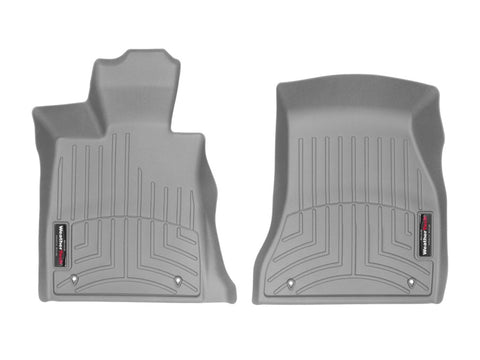 WeatherTech 2016+ BMW 7-Series Front FloorLiner - Grey (Vehicles w/No Rear Executive Lounge Seating) - 469391