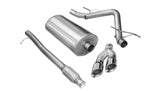 Corsa 2010-2013 Chevrolet Silverado Crew Cab/Short Bed 1500 4.8L V8 Polished Sport Cat-Back Exhaust - 14925