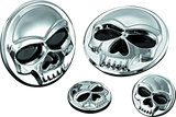 Kuryakyn Replacement Components Zombie Medallions 1in Diameter Chrome - 1492