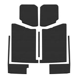 DEI 20-22 Jeep Gladiator JT 4-Door Boom Mat Complete Headliner Kit - 7 Piece - Black Leather Look - 50187