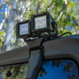 Go Rhino 18-20 Jeep Wrangler JL/JLU Light Mount - One or Two 3in Cubes - 599502T