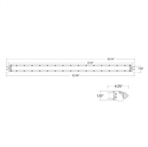Rigid Industries SR-Series 30in SAE Driving Amber - 930414