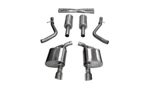 Corsa 2017-2020 Dodge Charger 5.7L V8 Xtreme Cat-Back Dual Rear Exit w/4.5in Polished Tips - 21004