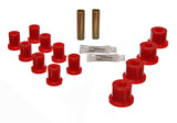 Energy Suspension Jeep Spring Bushing Set - Red - 2.2116R