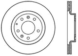 Stoptech 06-15 Mazda Miata MX-5 Front Premium Cryostop Brake Rotor - 120.45075CRY
