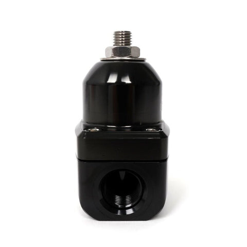 BLOX Racing 2-Port Design Black/Black Adjustable Fuel Pressure Regulator - BXFU-00410-BKB