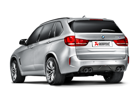 Akrapovic 15-17 BMW X5M (F85) Evolution Line Cat Back (Titanium) w/ Carbon Tips - S-BM/T/1