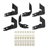 Westin 14-18 Chevrolet/GMC Silv/Seirra 1500 Double Cab Outlaw Nerf Step Bars - Textured Black - 58-53715