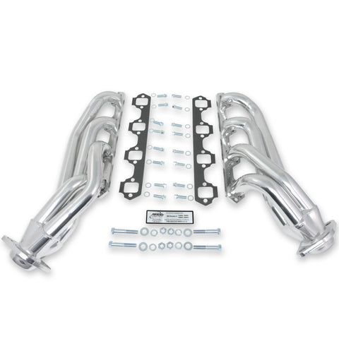 JBA 65-73 Ford Mustang 260-302 SBF 1-5/8in Primary Silver Ctd Mid Length Header - 1650SJS