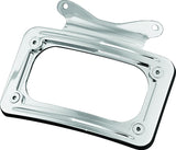 Kuryakyn Curved License Plate Mount Chrome - 3157