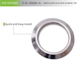 DV8 Offroad 2007-2010 Jeep JK A/C Vent Bezel Trim 4 Piece Set - D-JP-180000-AL