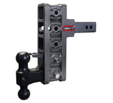 Gen-Y Mega Duty 2in Offset Shank 7.5in Drop 2K TW 10K Hitch w/GH-031 Dual-Ball/GH-032 Pintle Lock - GH-425